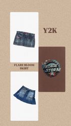 Y2k Flare Bloom Skirt