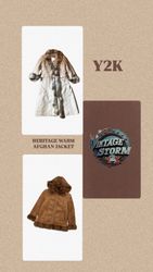 Y2k Heritage Warm Afghan Jacket