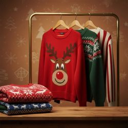  weihnachtliche Pullover