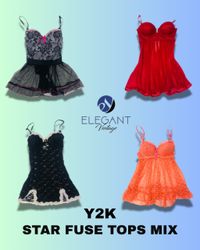 Y2K Star Fuse Tops Mix - EV1283