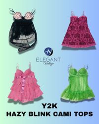 Y2K Hazy Blink Cami Tops - EV1287