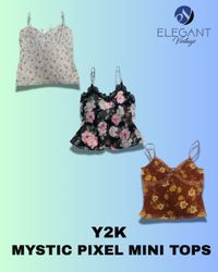 Y2K Mystic Pixel Mini Tops - EV1291