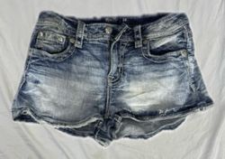 Upcycled Miss Me Rock Revival Shorts