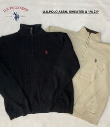 Branded U.S. Polo Assn. Sweaters & 1/4 Zip