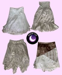 Jupes blanches Y2K Cottage Core (M-817)