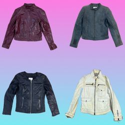 Y2K 90’s leather jacket (DR-1667)