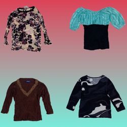 Y2K Vollärmel Oberteile (TS-1677)