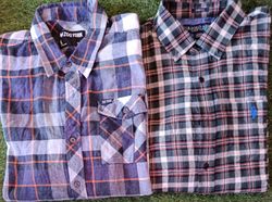 Branded Flannel Shirts (9) pcs "3368"