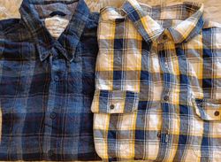 Camisetas de flanela sem marca (16) pcs "3376