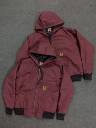 Carhartt Active Wear Rework Style Burgundy Jackets