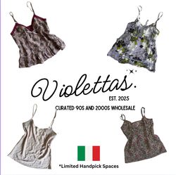 European Night in Sicily Mixed Y2K Cami Tops ( Y2K..