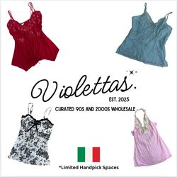 European All Aesthetics Mix Cami Tops ( Y2K 013)