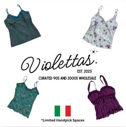European Vespa Fantasy Cami Tops Mix (Y2K 007)