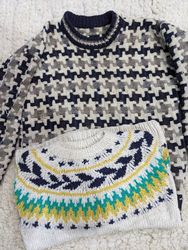 Mix di Maglioni in Stile Vintage