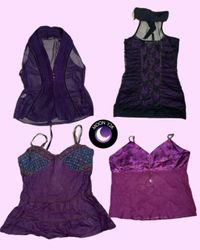 Y2k Gothic Purple Tops mix (M-911)