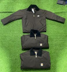 Giacca marrone stile rework Carhartt