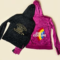 Felpa con zip classica Juicy Couture ( FF 1156 )
