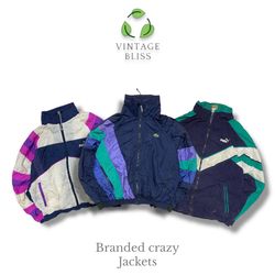 Veste coupe-vent vintage de marque