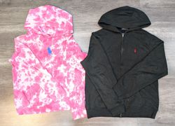 1214 - Ralph Lauren, Casual Hoodie,1 Fleece, & Zip..