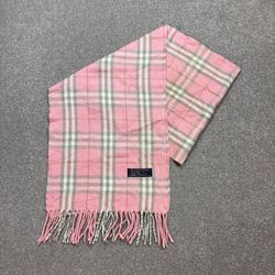 Light pink & sky Blue Burberry scarves