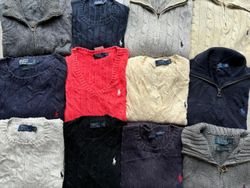 Ralph Lauren 1/4zip & Cable knit sweaters