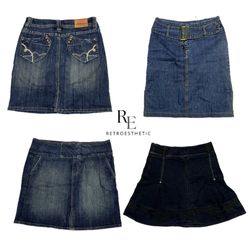 Y2K Era Cyber Girl Unique Midi Skirts RE-2532