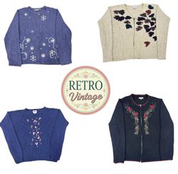 Vintage/ Y2K Christmas crush holiday knits/ sweate..