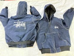 Veste à capuche Stussy Jeans de style Rework