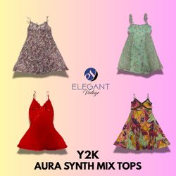 Y2K Aura Synth Mix Tops - EV1323