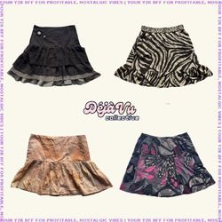 Y2K Grunge Princess Mini Skirts (DVC#118)