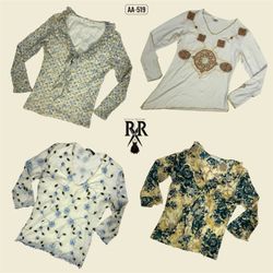 Y2K Soft Girl Era Mix Full Sleeve Tops (AA-519)