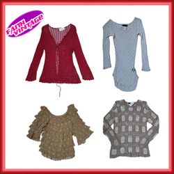 Elegant Colours Full Sleeve Crochet Tops (FV-177)