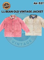 L . L bean Alte Vintage-Jacke Ak-537