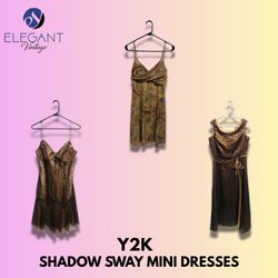 Y2K Shadow Way Mini Dresses - EV1340