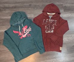 1241 - American Eagle, Hollister, Casual Hoodie & ..