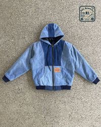 Pull à capuche en denim LLW recyclé
