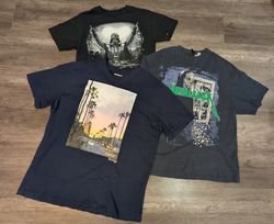 1245 - Vintage Style Printed T-Shirt Long & Half S..