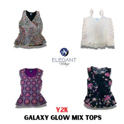 Y2K Galaxy Glow Mix Tops - EV1117
