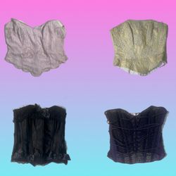 Y2K Unique Embellish Corset (TS-1696)