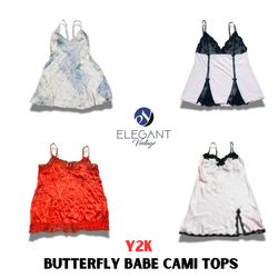 Y2K Butterfly Babe Cami Tops - EV1118