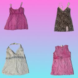 Camisoles vibe Y2K Barbie (1697)