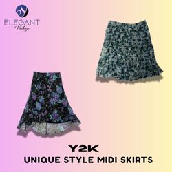Y2K Unique Style Midi Skirts - EV1369
