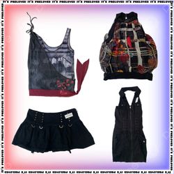 Grunge Gamer Girlie - Tops, Dresses, Skirts (SS-16..