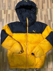 Mix branded puffer jackets