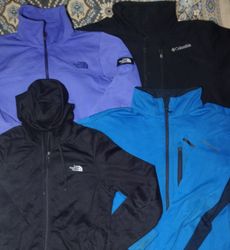 Columbia and the North face jackets