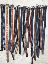 Mix de ceintures vintage