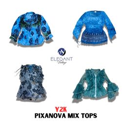 Y2K Pixa Nova Mix Tops - EV1149