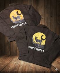 Carhartt rework style mix printed jackets