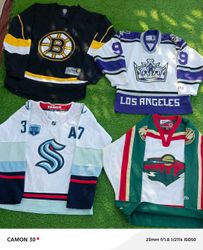 NFL, NHL, NBA, MLB, Jersey (66) pcs