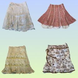 Y2K cute Maxhi floral skirts (TS-1720)